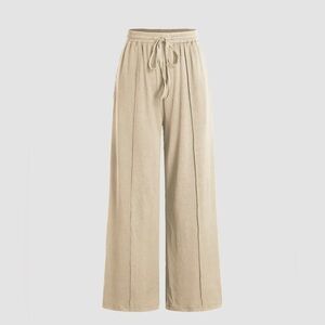 Cider Cream Wide Leg Pants